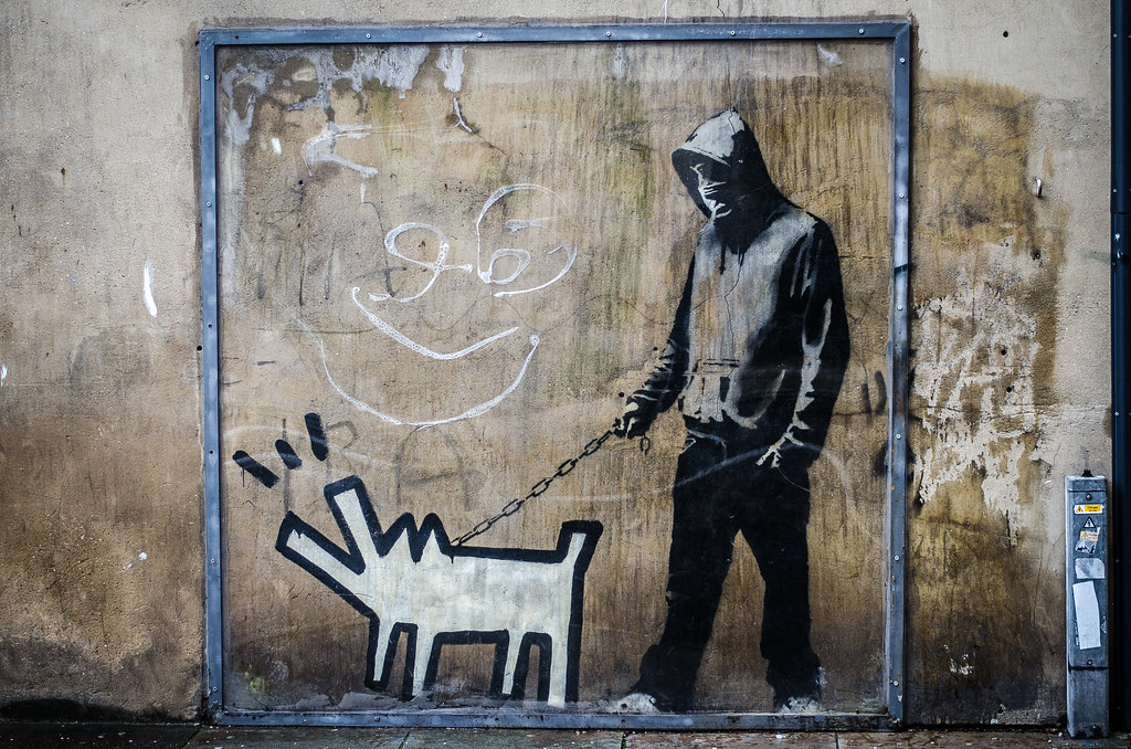 Banksy: Hoodie and Dog