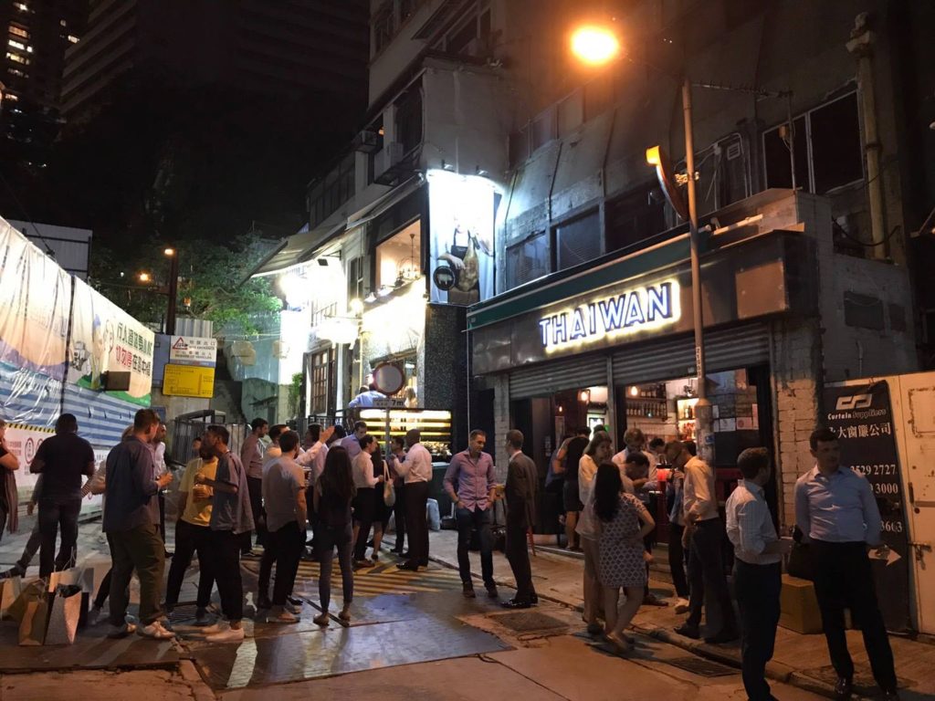 Thaiwan Bar Ship Street Wan Chai Hong Kong