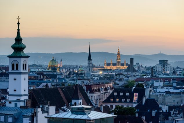 Vienna Austria skyline