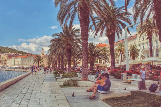 Split Croatia Riva Promenade