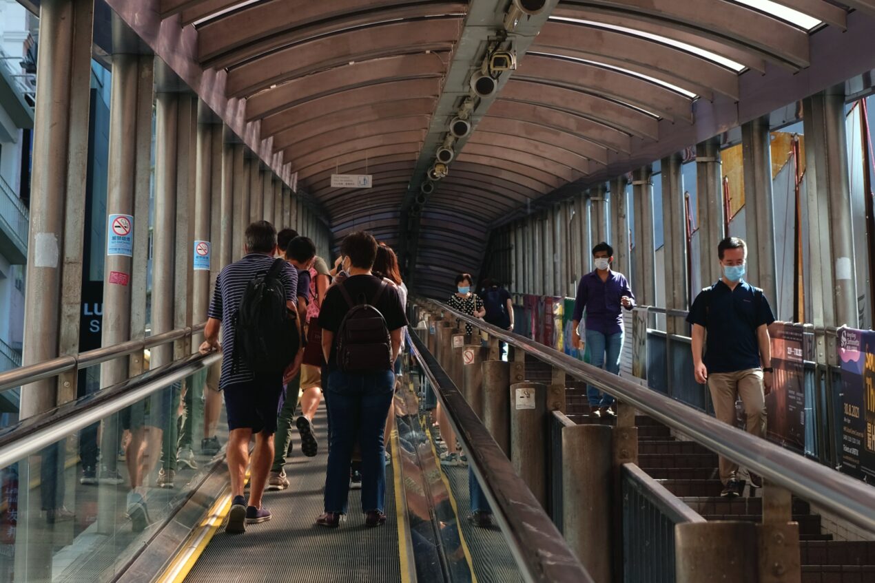 Soho escalators Hong Kong