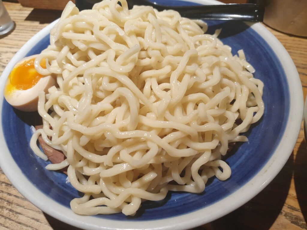 Shugetsu tsukemen noodles with Japanese egg