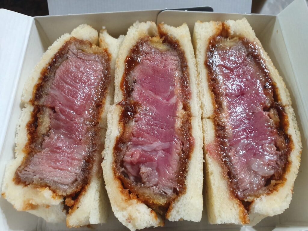 Kitashinchi Sand beef katsu sando