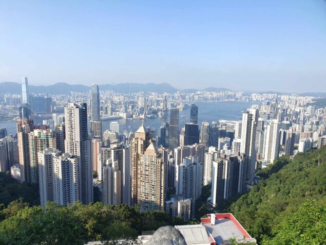 Hong Kong skyline from Victoria Peak