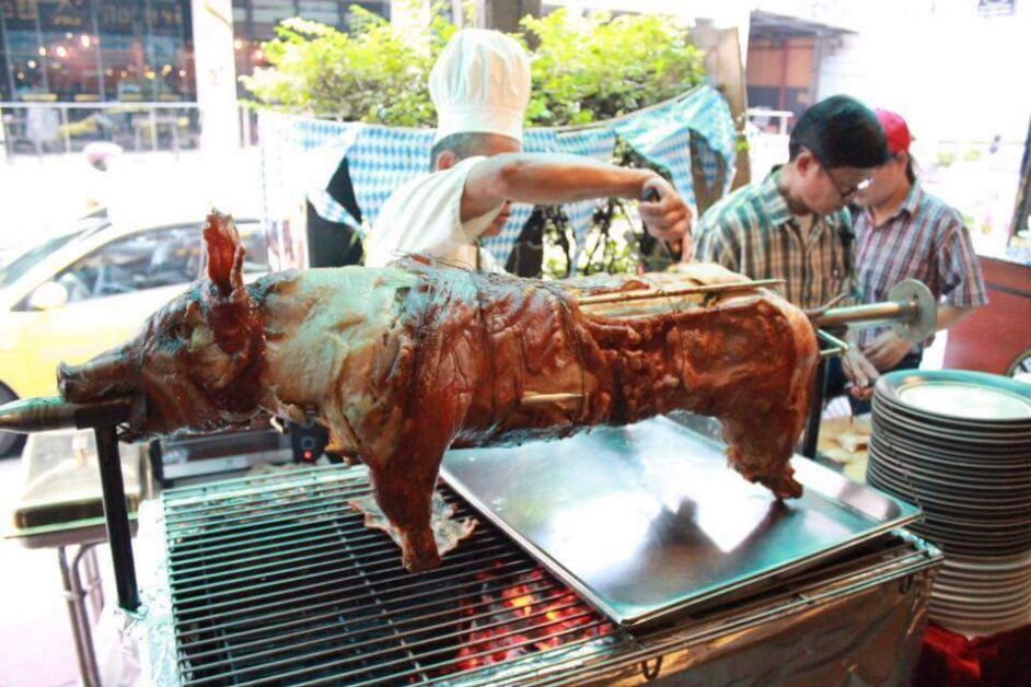 pig roast in Bangkok