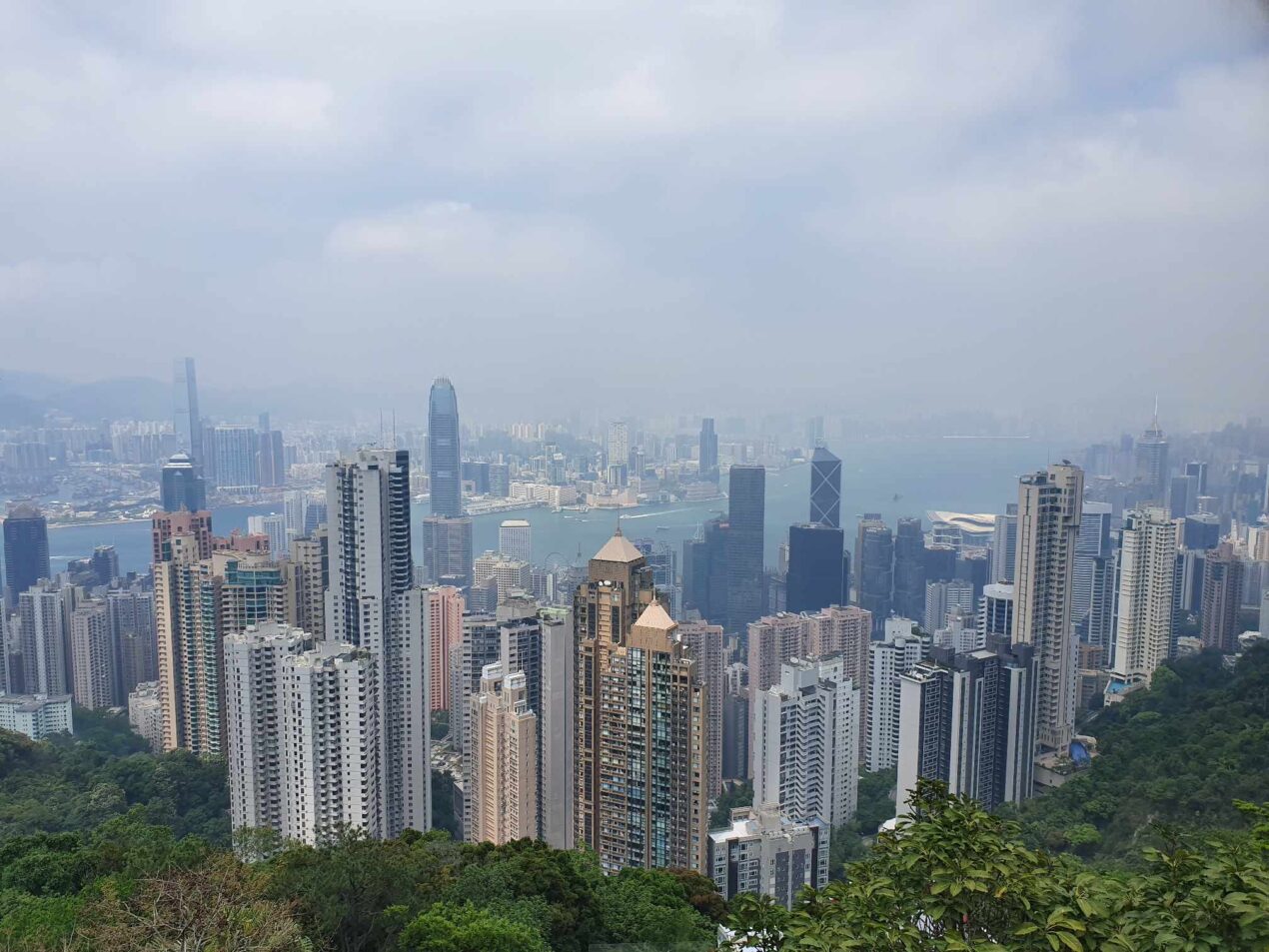 View of Mid-Levels from the top of Victoria Peak