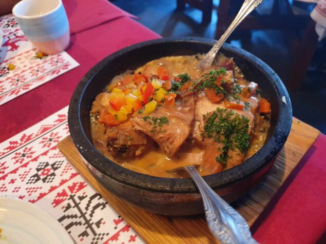 rabbit stew at Ivan the Kozak