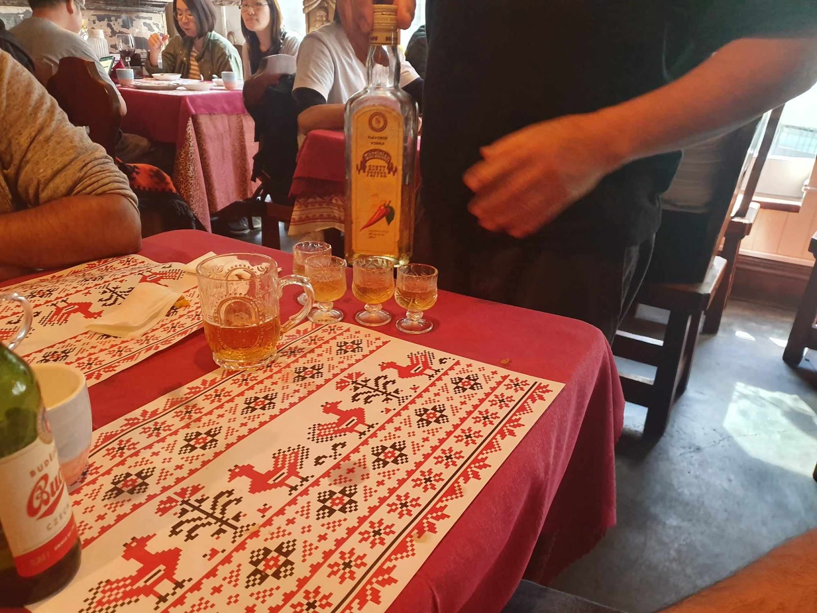 honey pepper vodka at Ivan the Kozak