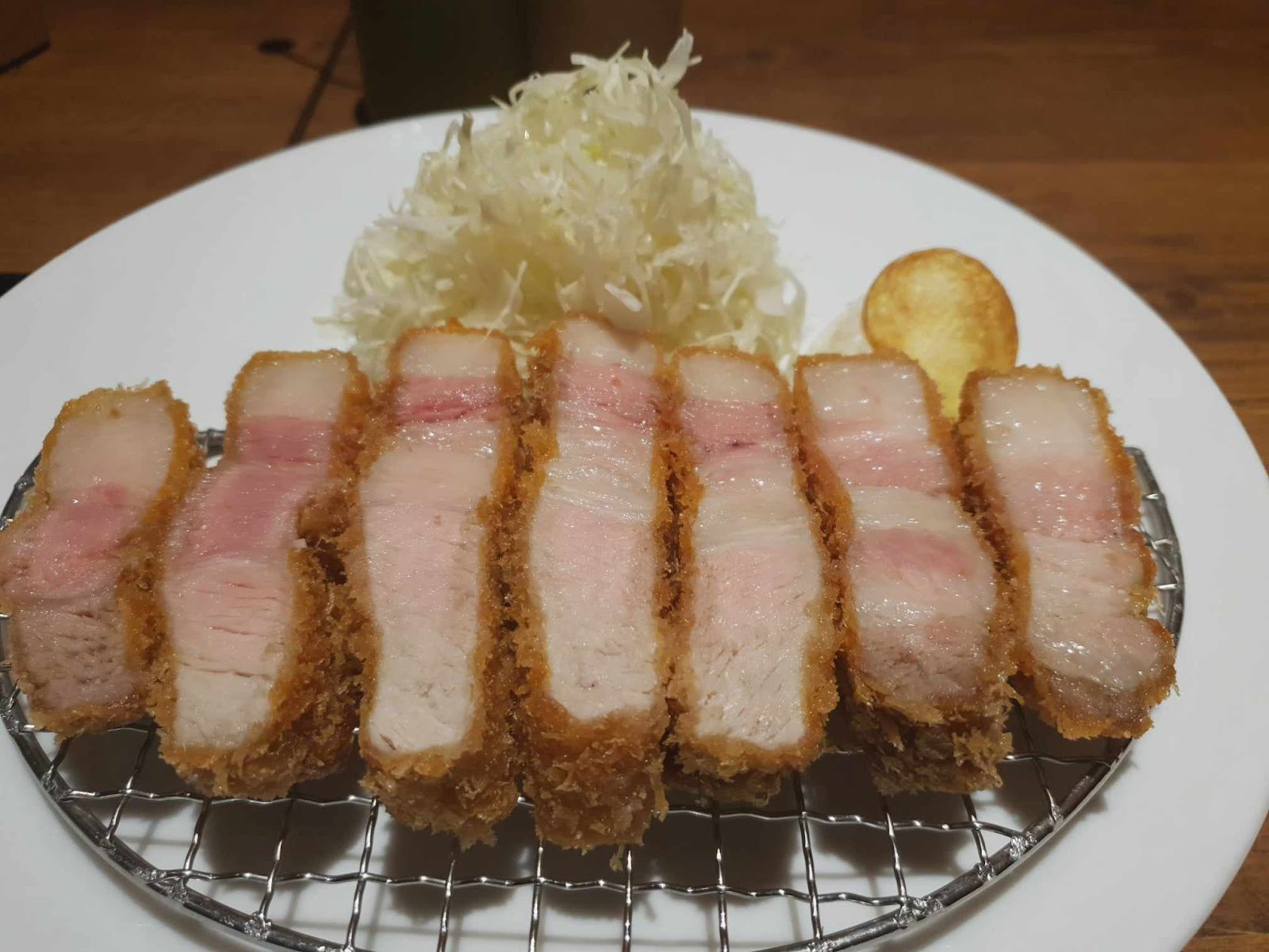 high-quality Chiba pork tonkatsu at Tonkatsu Katsu Hana