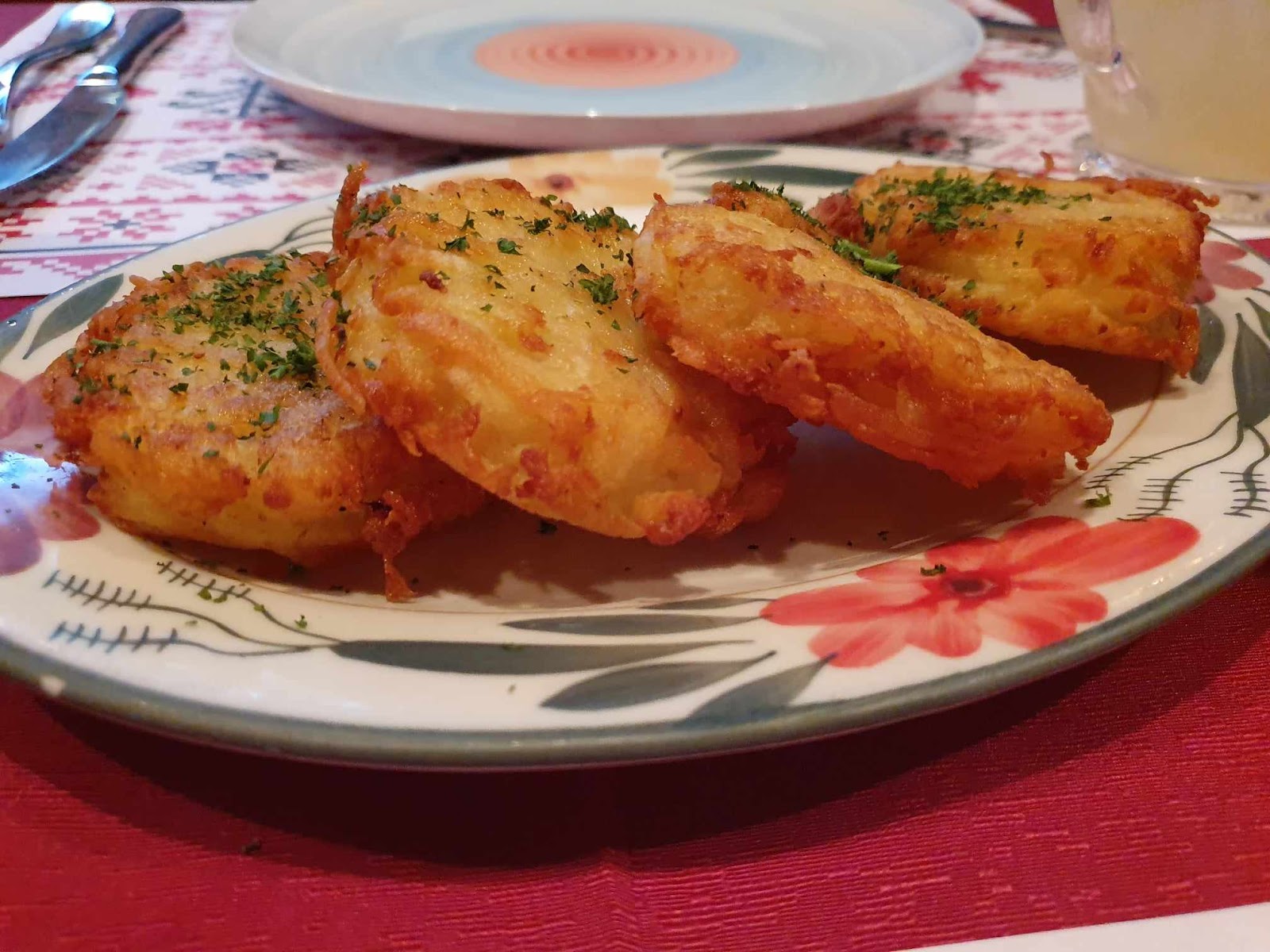 crispy golden brown potato pancakes at Ivan the Kozak