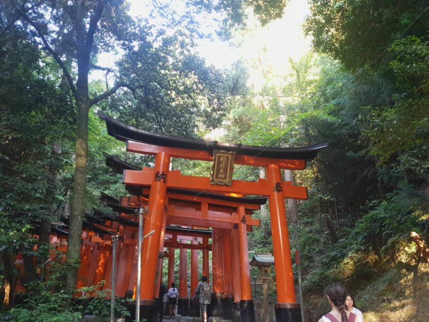 largest torii gates at Fushimi Inari Taisha in Kyoto