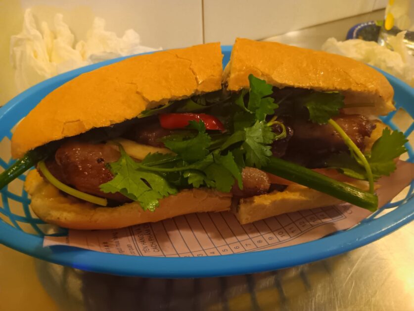 bbq pork banh mi at An Choi