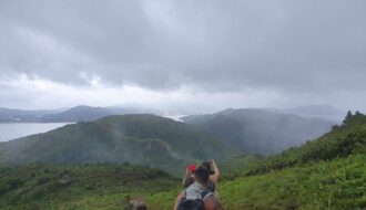 Mui Wo hike during typhoon