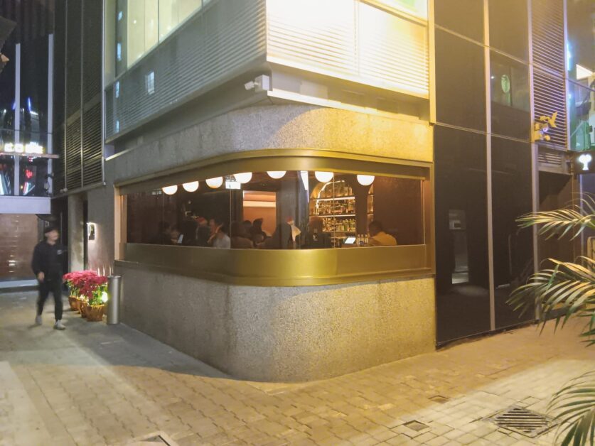 The DIplomat bar outside hong kong