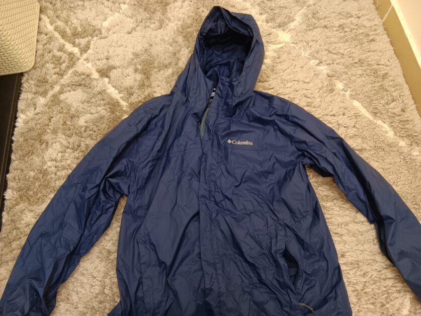 Blue Columbia weatherproof jacket