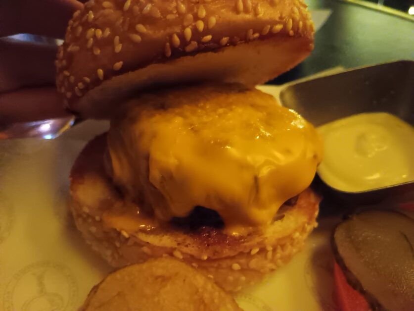 The Diplomat burger sesame bun