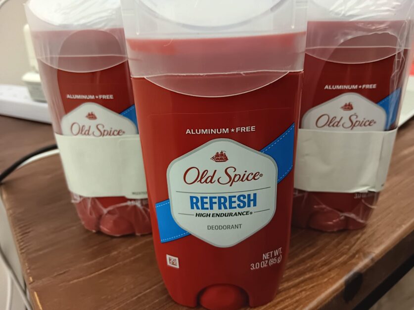 Old Spice packs