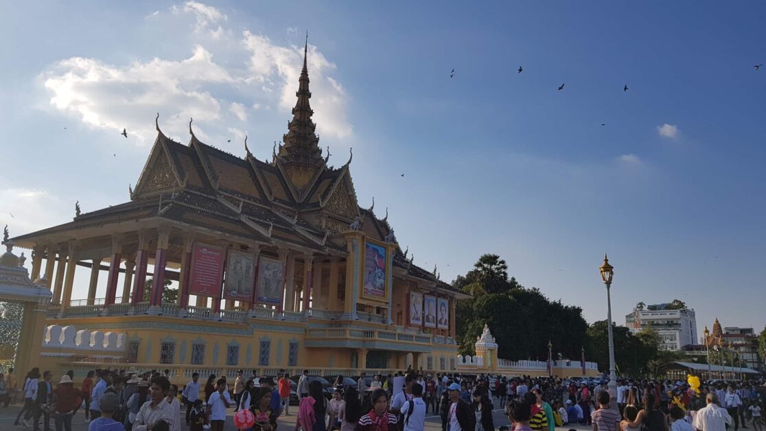 the Royal Palace Grounds in Phnom Penh