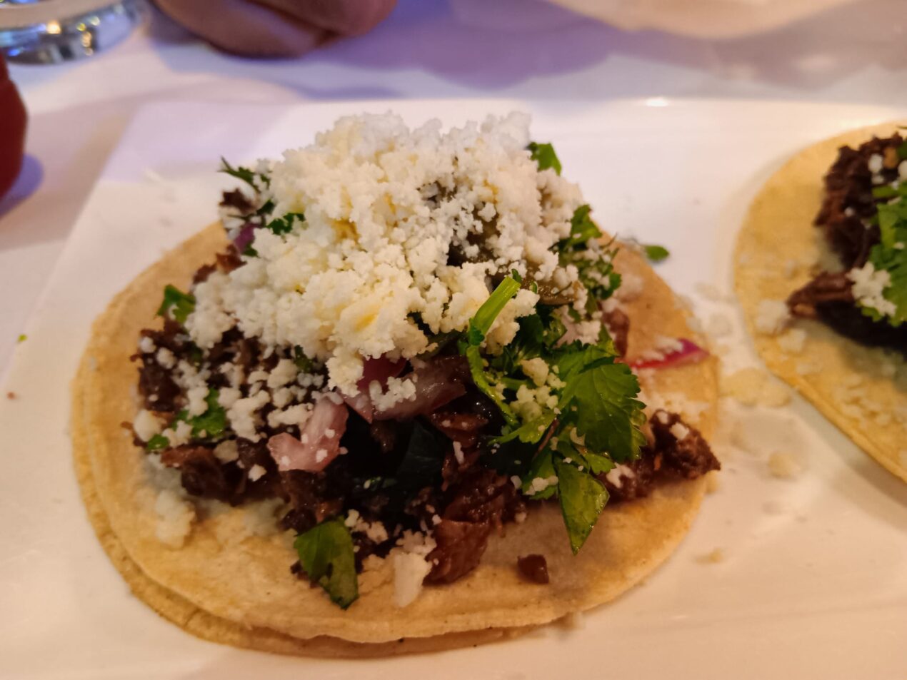 Birria Y Birria soft beef tacos