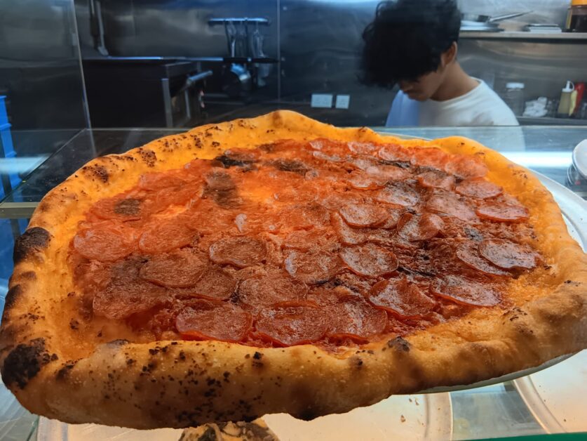 Sonny's Slice Shop pepperoni pizza