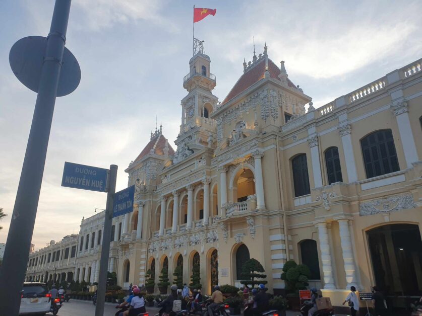 Nguyen Hue street during day in HCMC