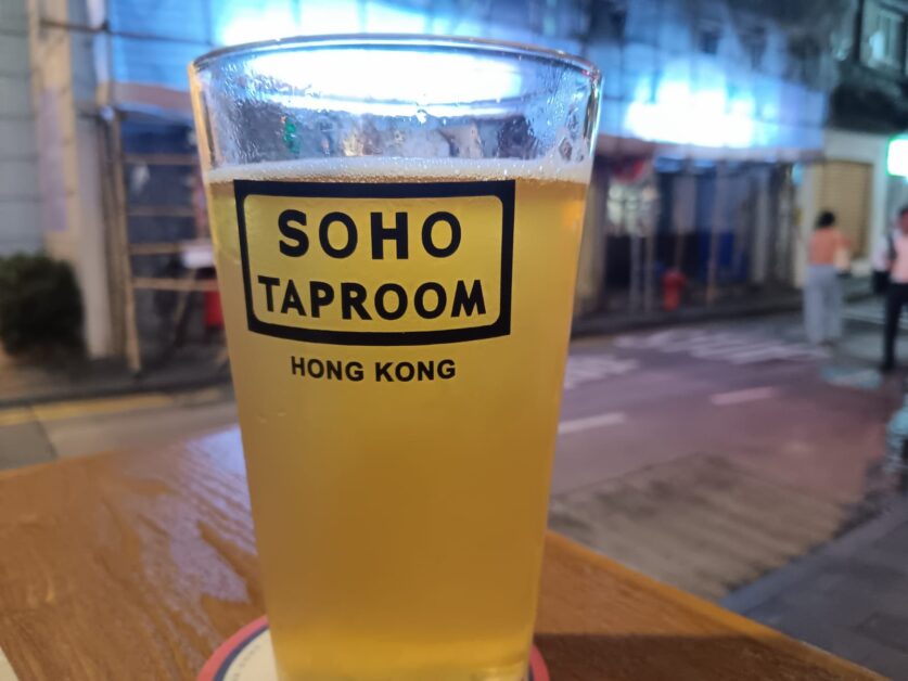 Soho Taproom beer in Hong Kong