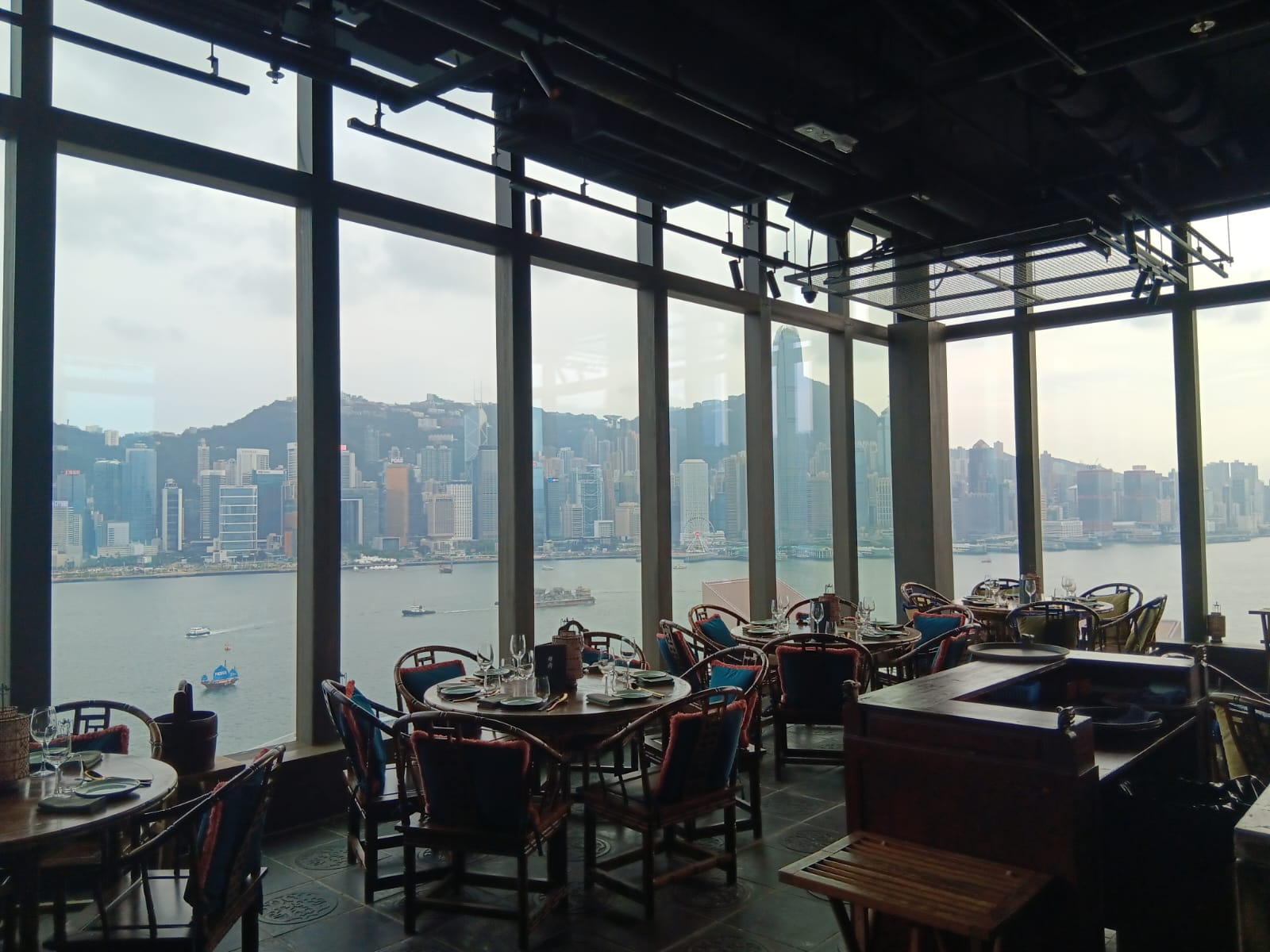 view of Hong Kong skyline from Hutong