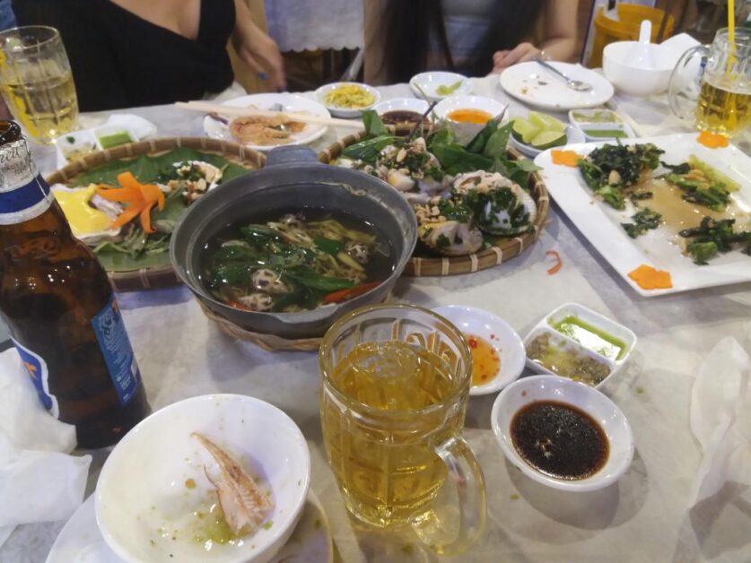 beer with ice in Vietnam