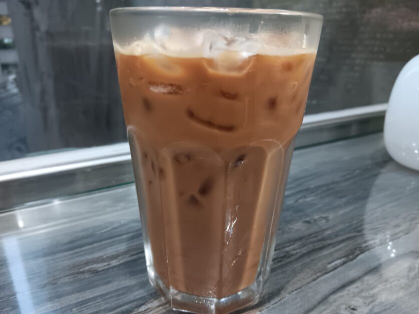 Iced Vietnamese coffee with condensed milk at Soho Banh Mi