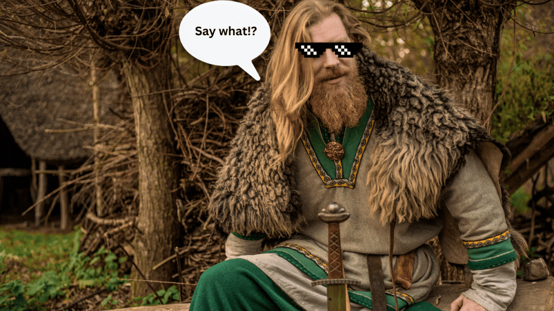 thug life Nordic viking