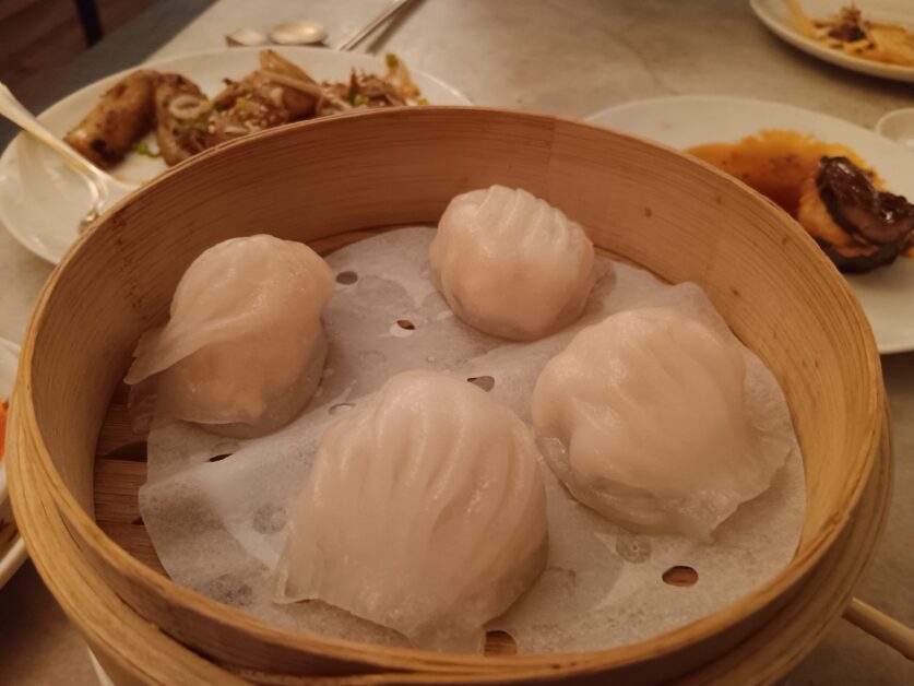 har gow at The China Club