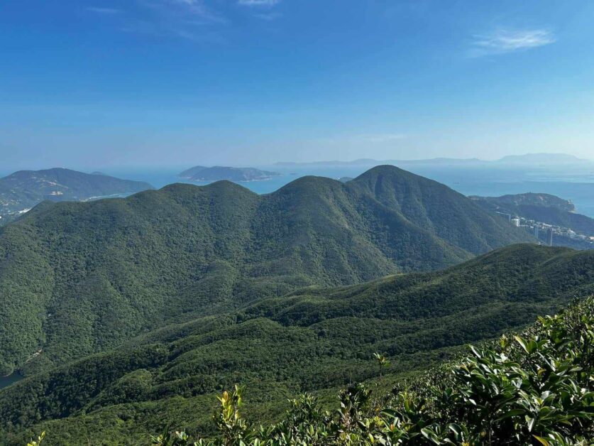 View of The Twins from Violet Hill