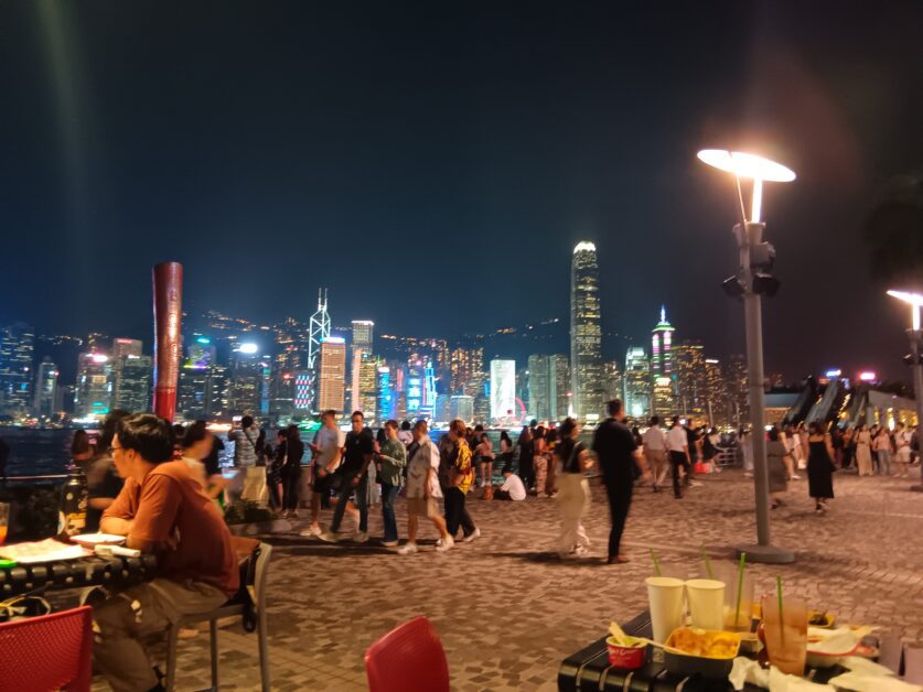 view of Hong Kong Island skyline