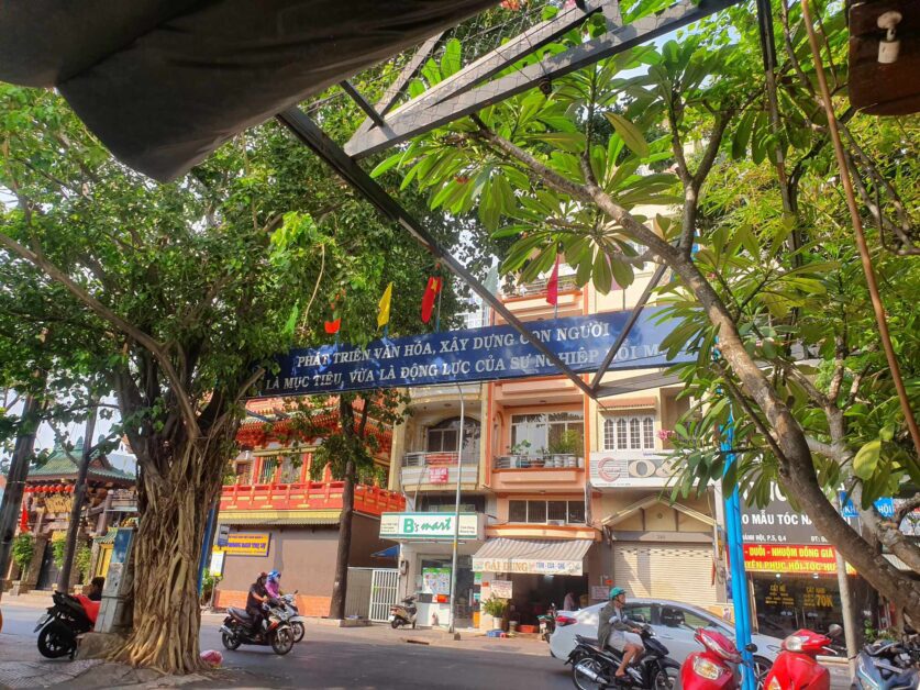 view of back road in District 4 Saigon