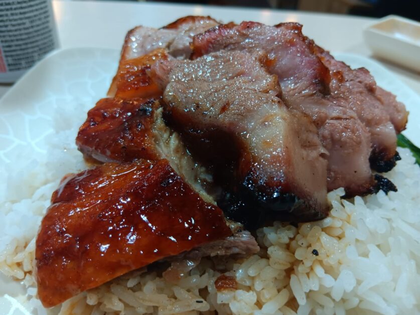 char siu and roasted goose at Dragon State Kitchen