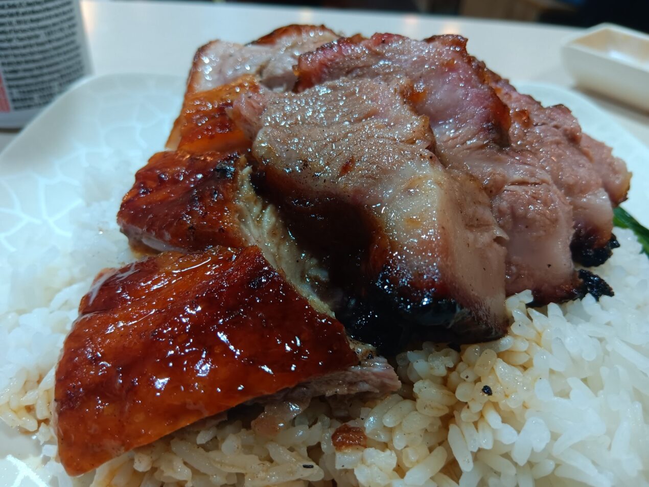 char siu and roasted duck at Dragon State Kitchen