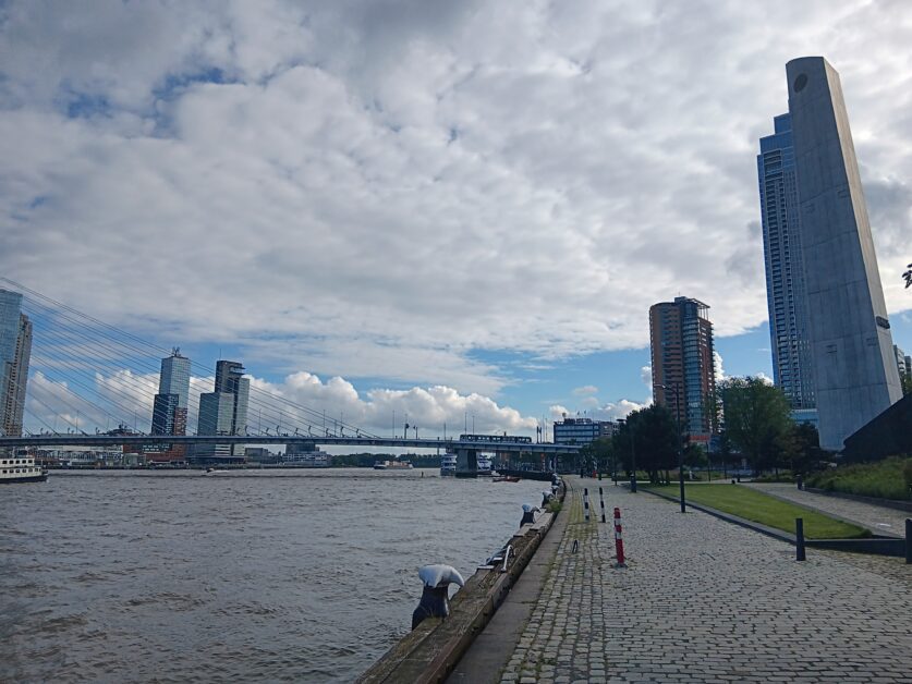 Nieuwe Maas run in Rotterdam