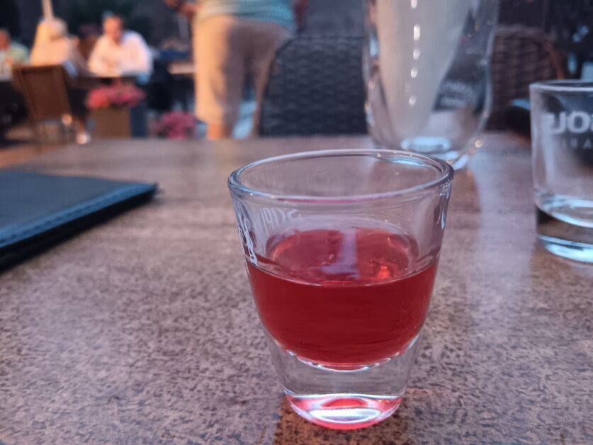 red vodka in Poznan