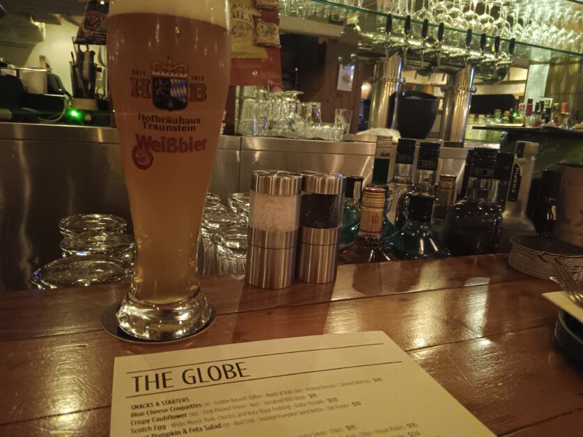 Weisbier at The Globe