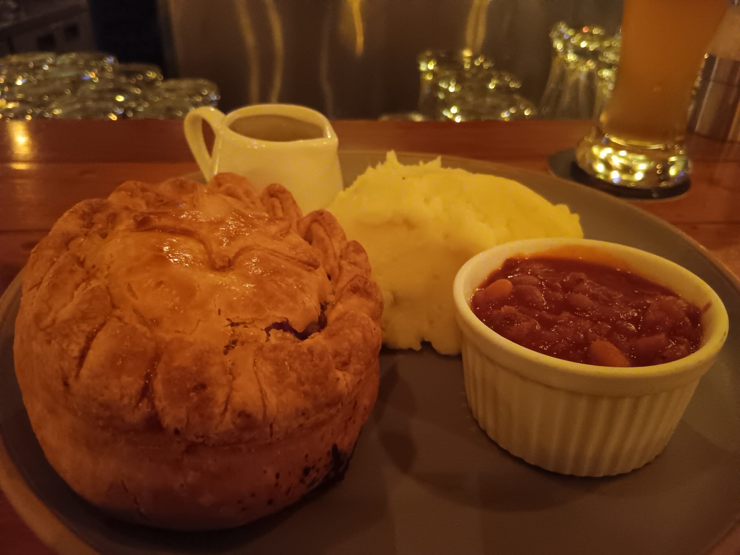 beef and mushroom pie at The Globe Hong Kong