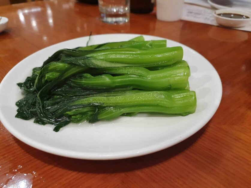 Chinese kale at Din Tai Fung