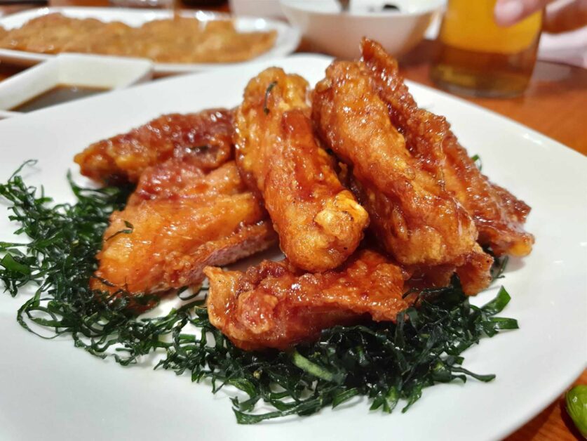 fried chicken at Din Tai Fung