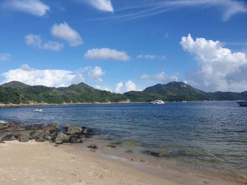 Lamma Power Station beach