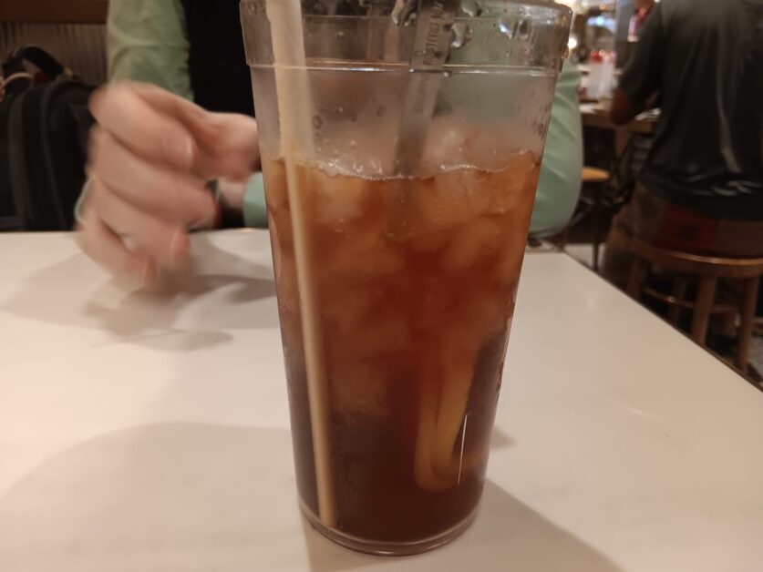 iced lemon tea at Chukfo Taipan