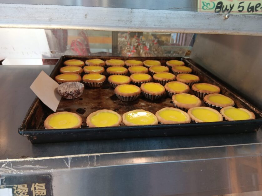 egg tarts in Sheung Wan