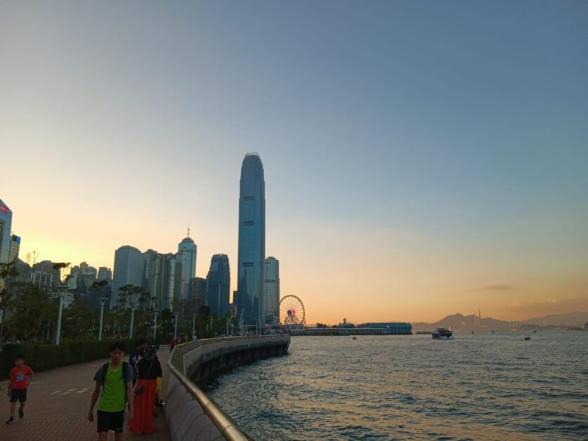 Hong Kong Island promenade