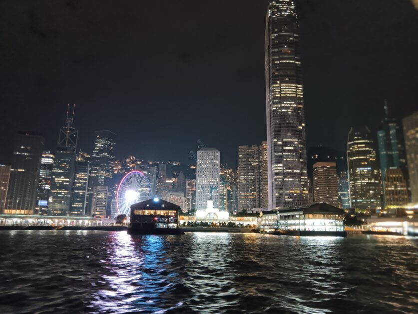 IFC and AIA Ferris Wheel Hong Kong