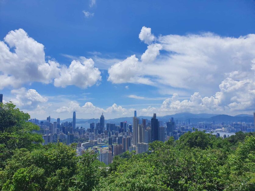 Hong Kong skyline from Sir Cecil's