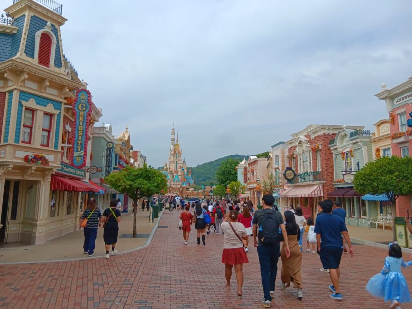 Main Street Disneyland Hong Kong