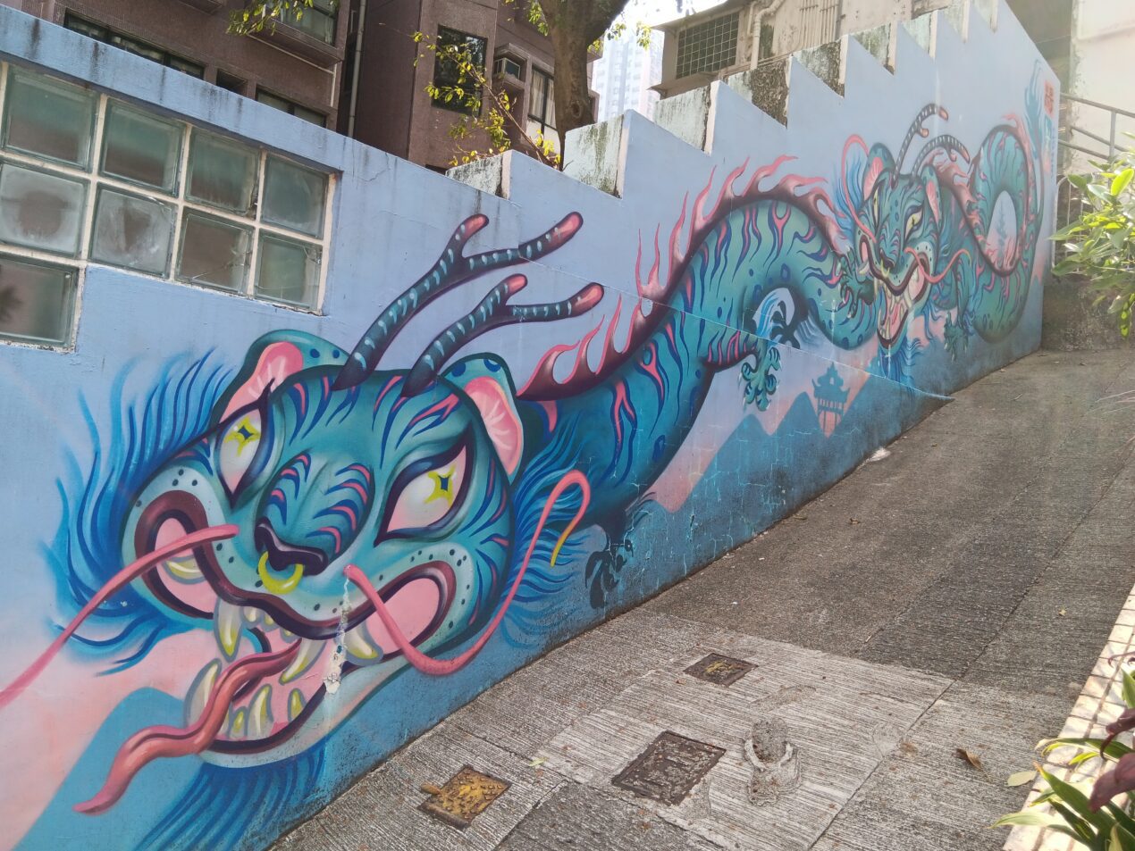 dragon wall art in Poho